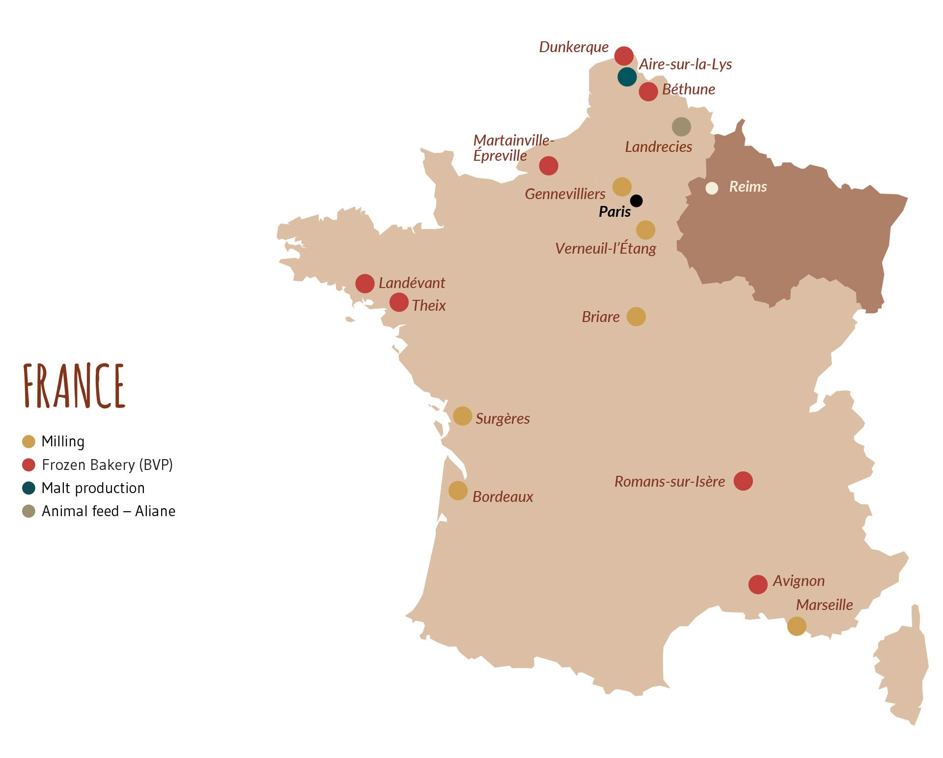 map France