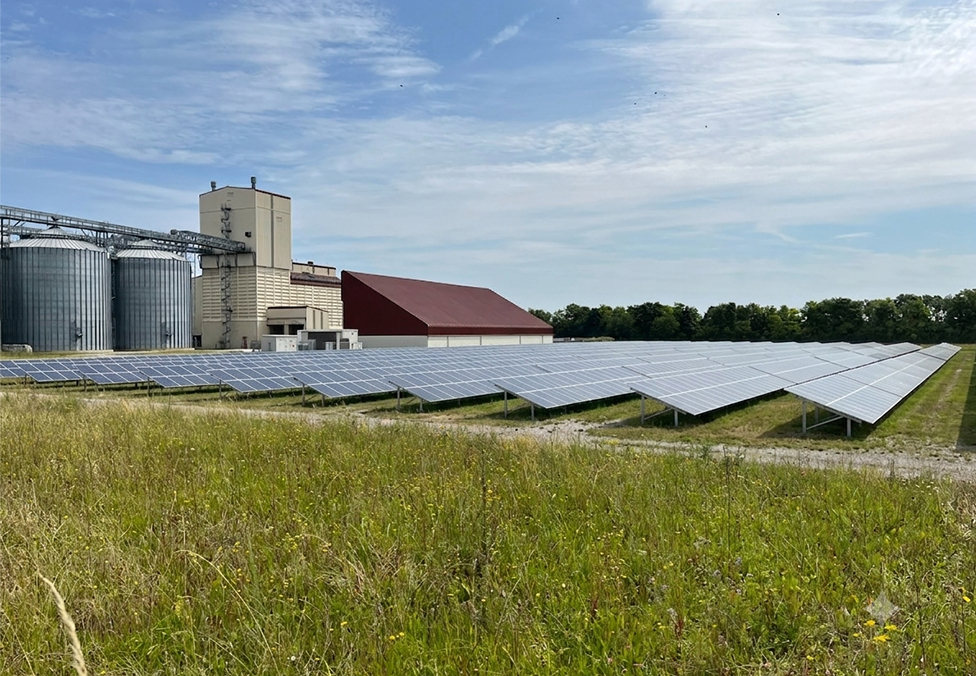 visuel prototype de l’installation des panneaux photovoltaïques de Sommesous.
