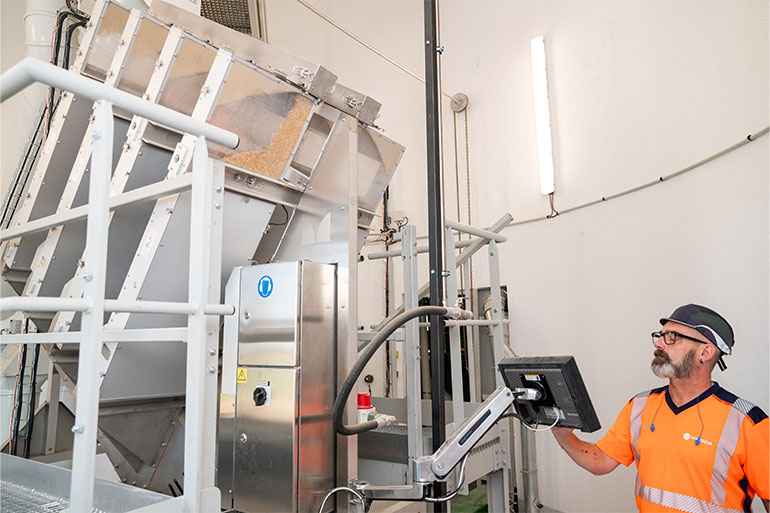 Le trieur de grains de nouvelle génération, BoMill InSight™ à Balignicourt