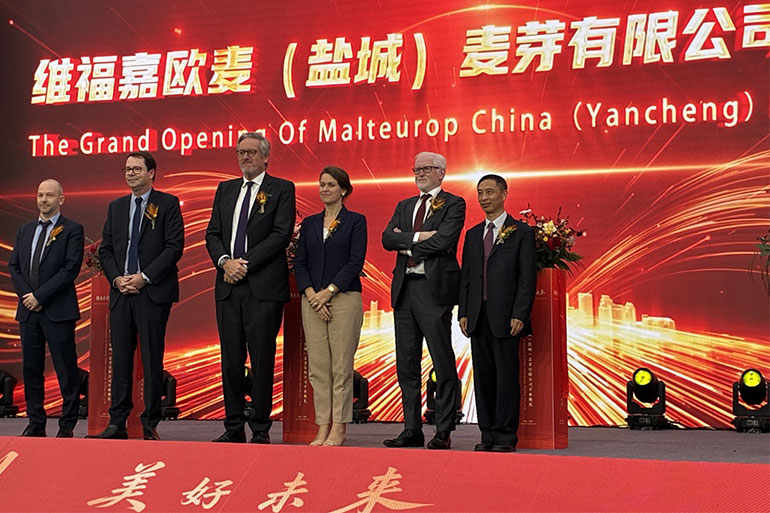 Inauguration of the Chunlei Malting Co. malting plant